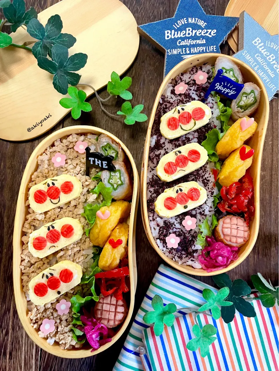 アンパンマン弁当|Akiyoෆ¨̮⑅さん