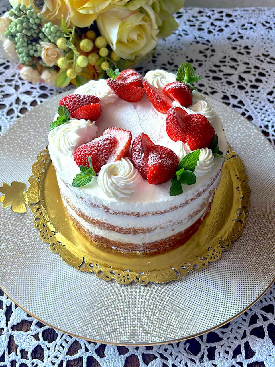 苺のケーキ ~バースデーケーキ🎂|とんちんさん