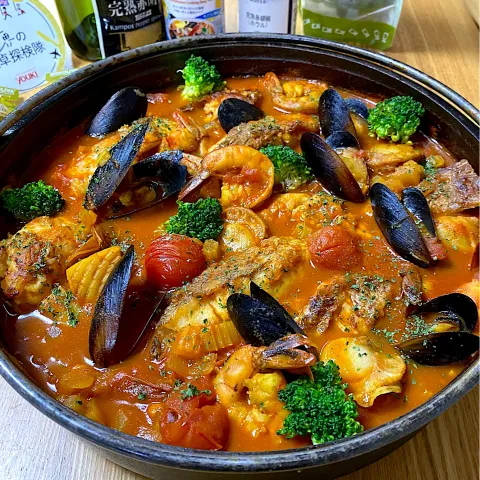 「ＭＣ　ブイヤベースの素」を使ってみたSnapdishの料理・レシピ写真:魚介たっぷりのスープ
チョッピーノ