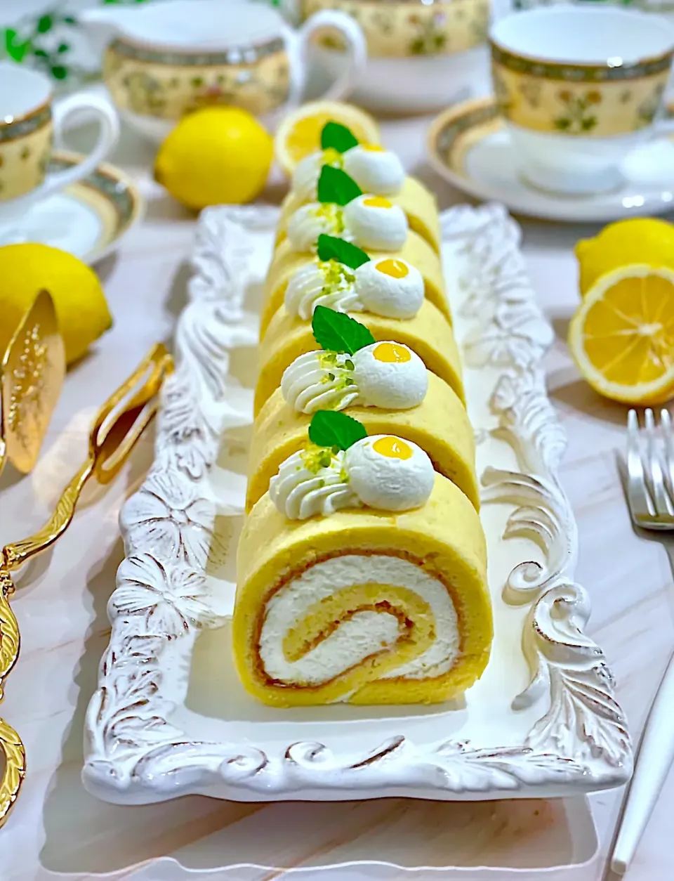 🍋レモンロールケーキ🍋|AXさん