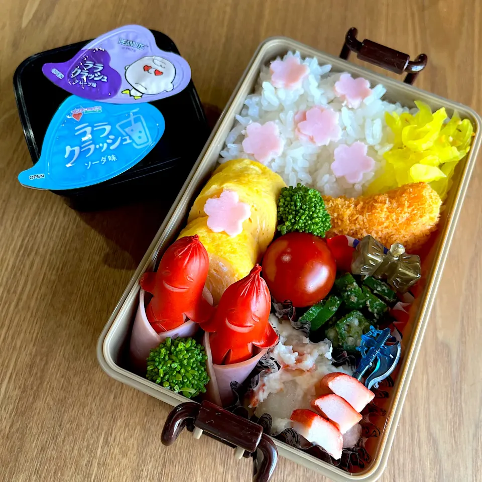 小1男子の学童弁当🌸|ちぃさん