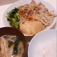 豚肉と小松菜のさっと煮|eさん