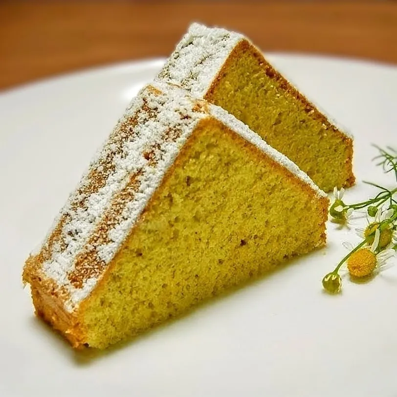 カモミールのパウンドケーキ🌼|森のごはん屋さんさん