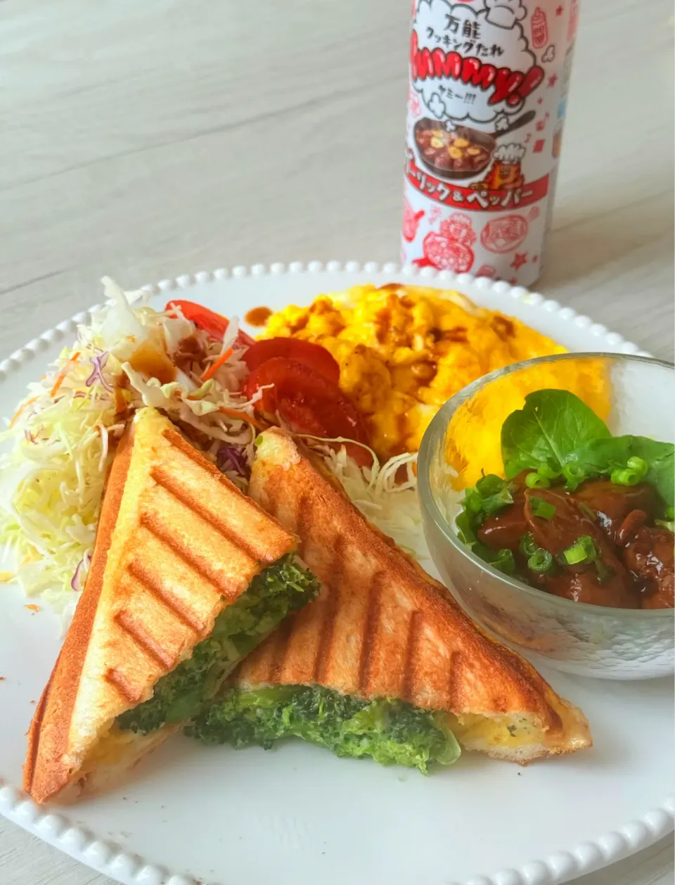 ブロッコリーのホットサンド|tap.rinさん