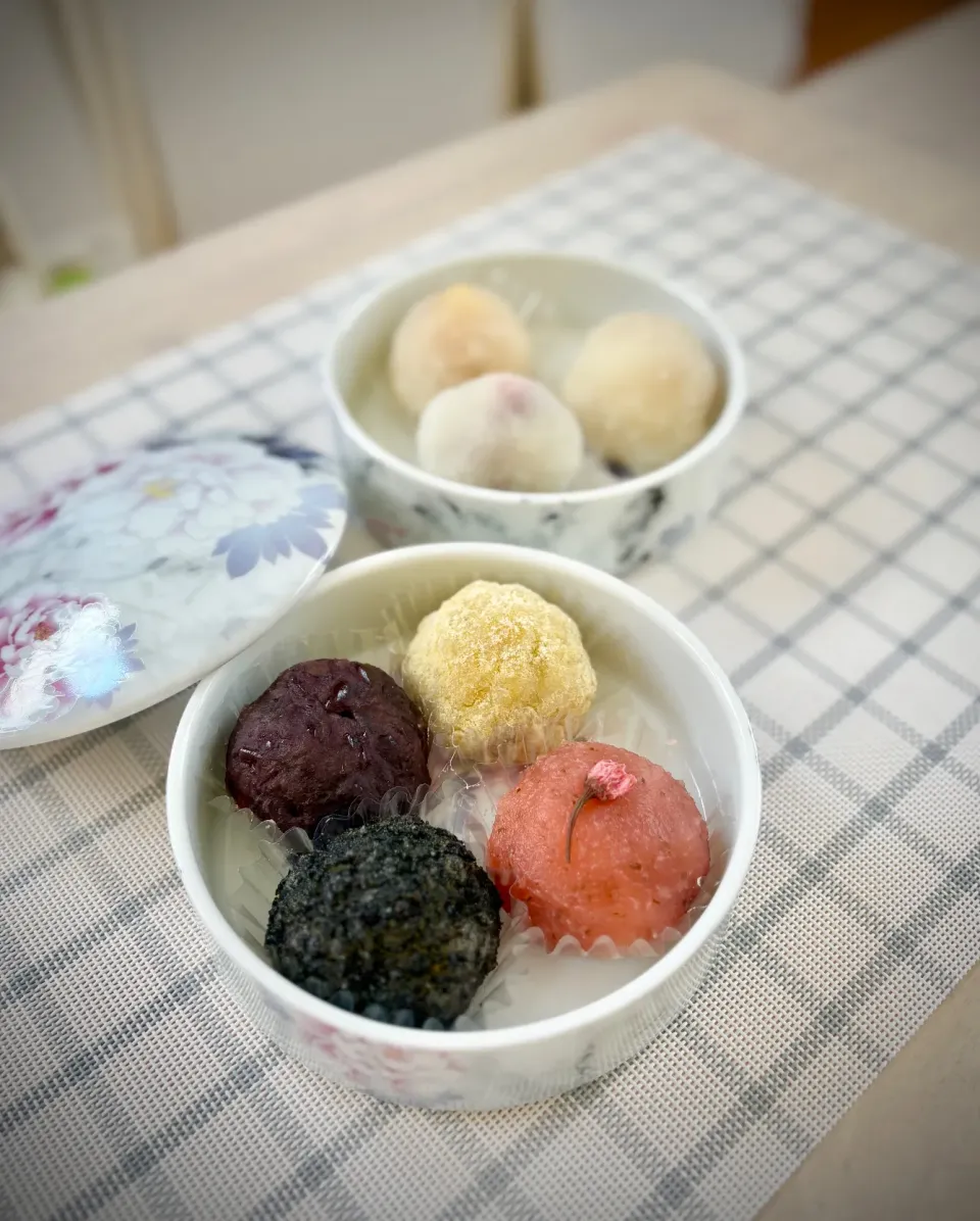 おはぎ|白のパンダさん