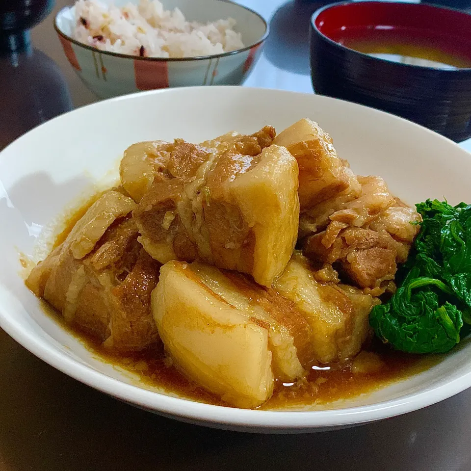 豚の角煮|あやめもちもちさん