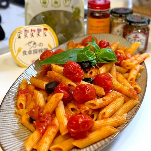 「ＭＣ　アンチョビーソース」を使ってみたSnapdishの料理・レシピ写真:『世界の食卓探検隊』ペンネでアラビアータ🍝