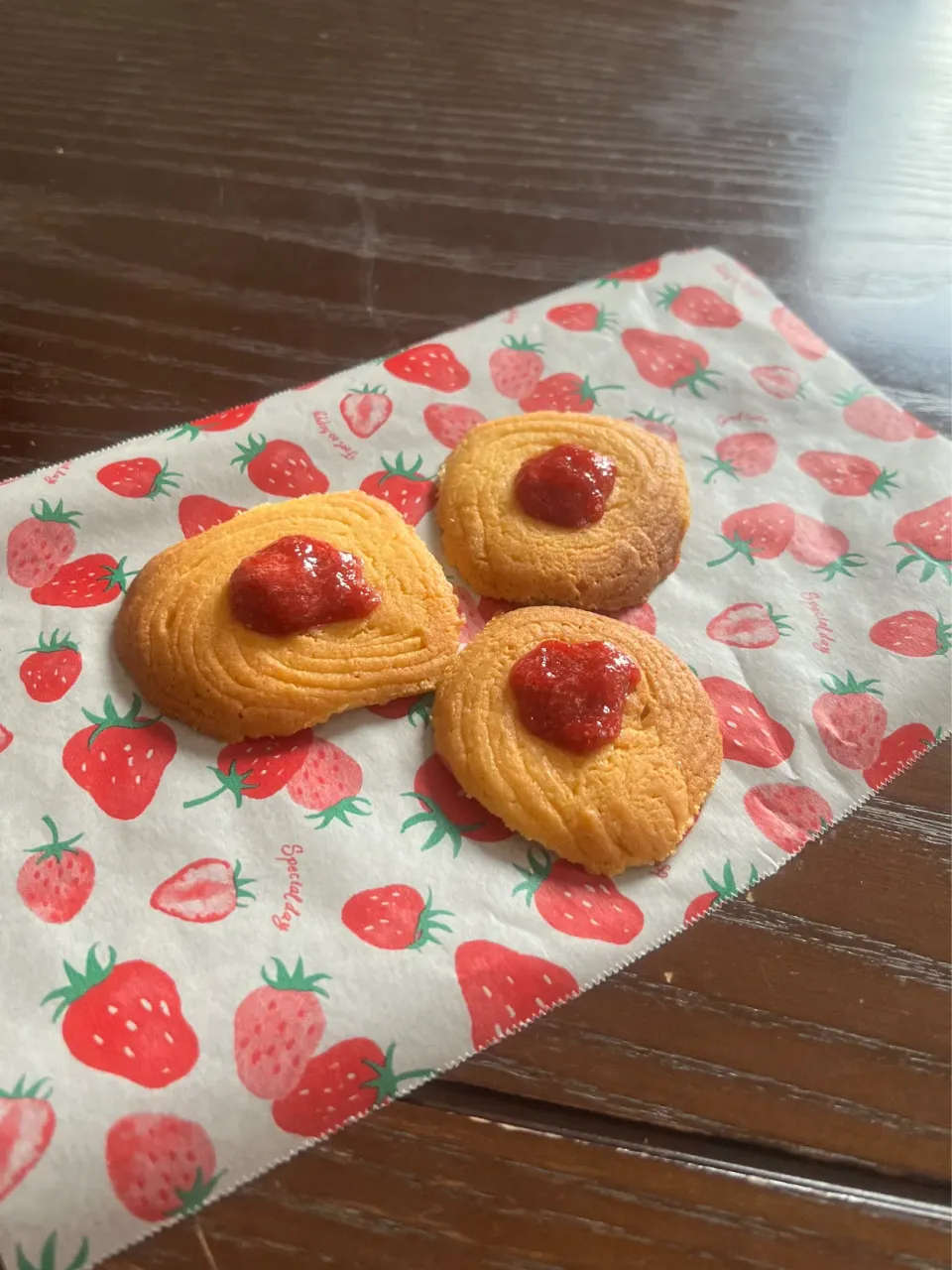 いちごジャムdeクッキー🍓|TOMOさん