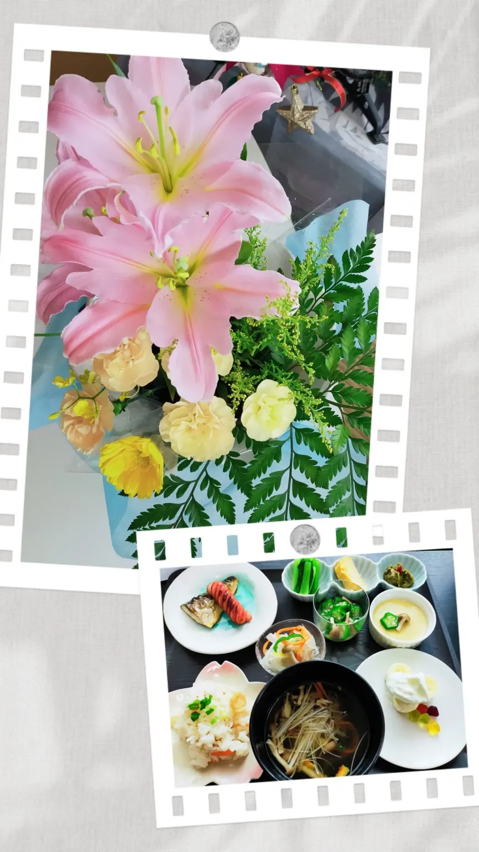 鯖🐟塩焼きと梅入り茶碗蒸し🌸 岩手の桜前線🌸お知らせ中|justice🍎IWATE🍎さん