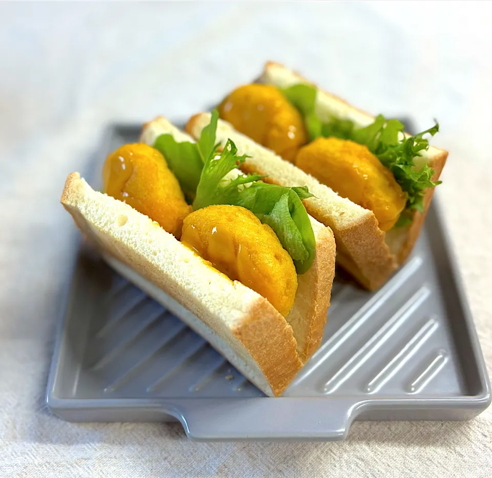 ナゲットを挟んだだけ！スリットサンド|かっちゃん杉さん