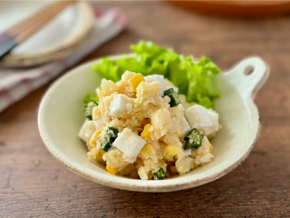 だしバターの明太ポテトサラダ|ちぐあささん