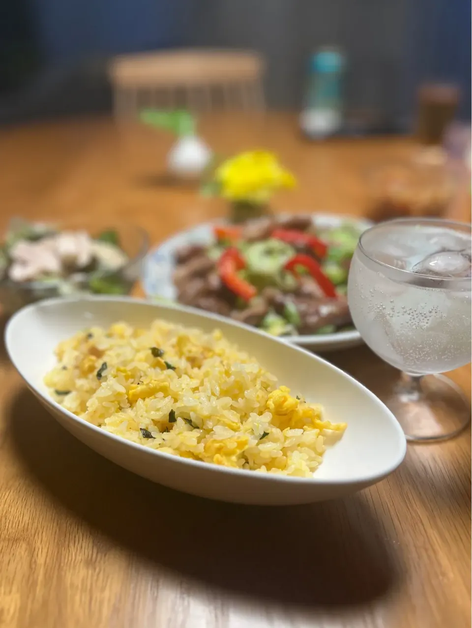 4/13の夕食　炒飯|yoneさん