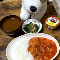トマト缶を入れたハヤシライス|てるさん