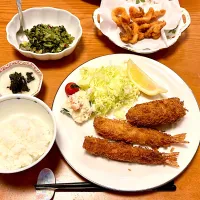 エビフライ&クリームコロッケ|マイさん