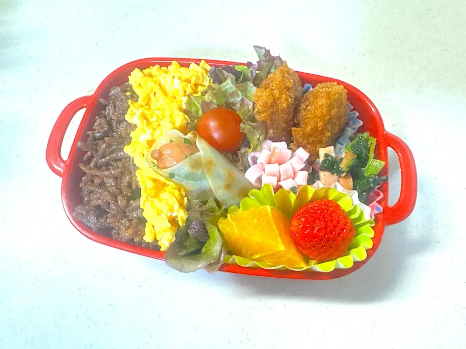 そぼろご飯弁当|みもざさん