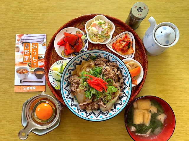Snapdishの料理・レシピ写真:おうちで吉野家｜牛丼を超えた自由な食べ方、無限大！簡単＆美味な「おうち𠮷野家」が楽しすぎる♪