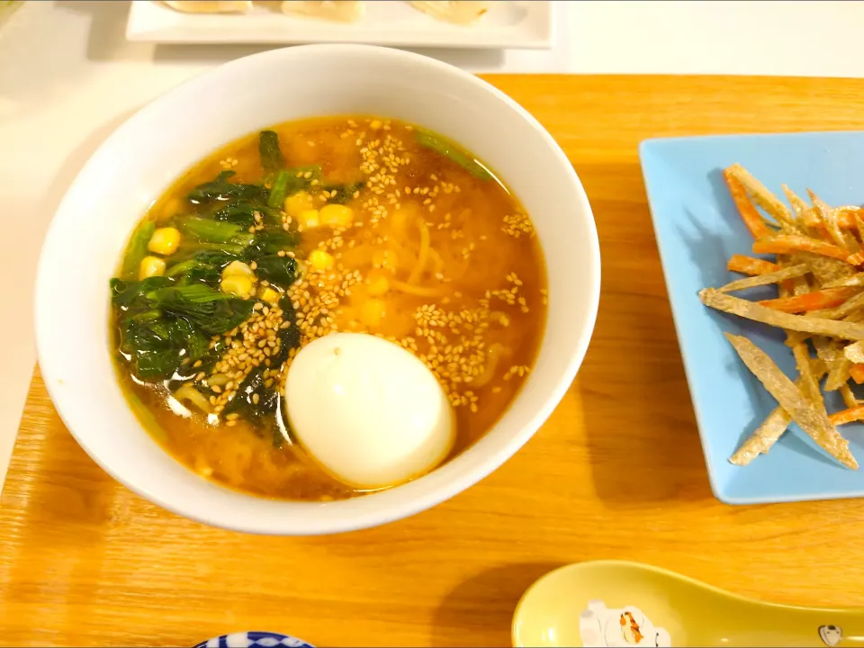 今日の夕食　味噌ラーメン|pinknari🐰🌈さん
