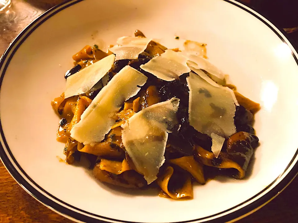 マッシュルームのオイスターバターパスタ|cocoaさん