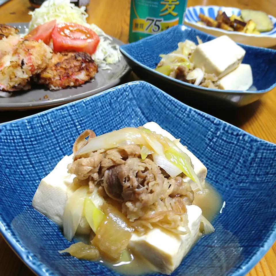 冷凍牛丼の具でお通し風肉豆腐|とまと🍅さん