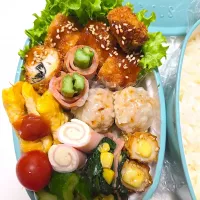 ささみチーズフライ弁当🍱|みみさん