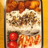 からあげ＆ちくわ弁当| のあさん