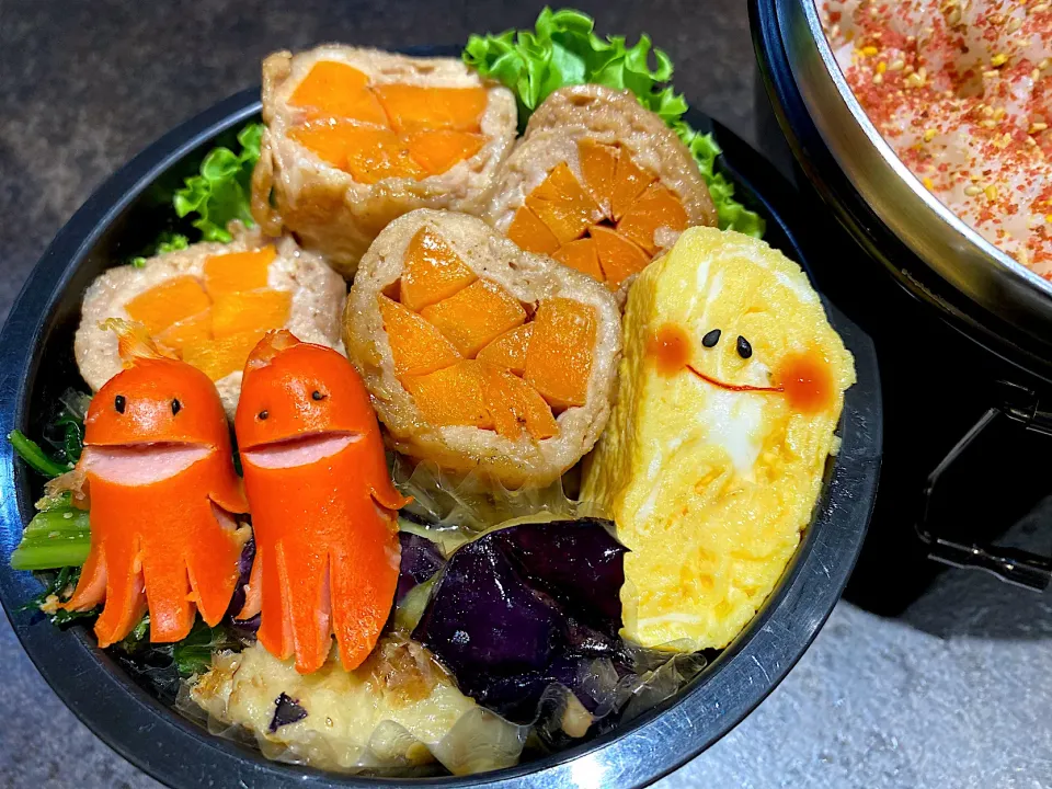 にんじん肉巻き弁当🍱|Sugarさん