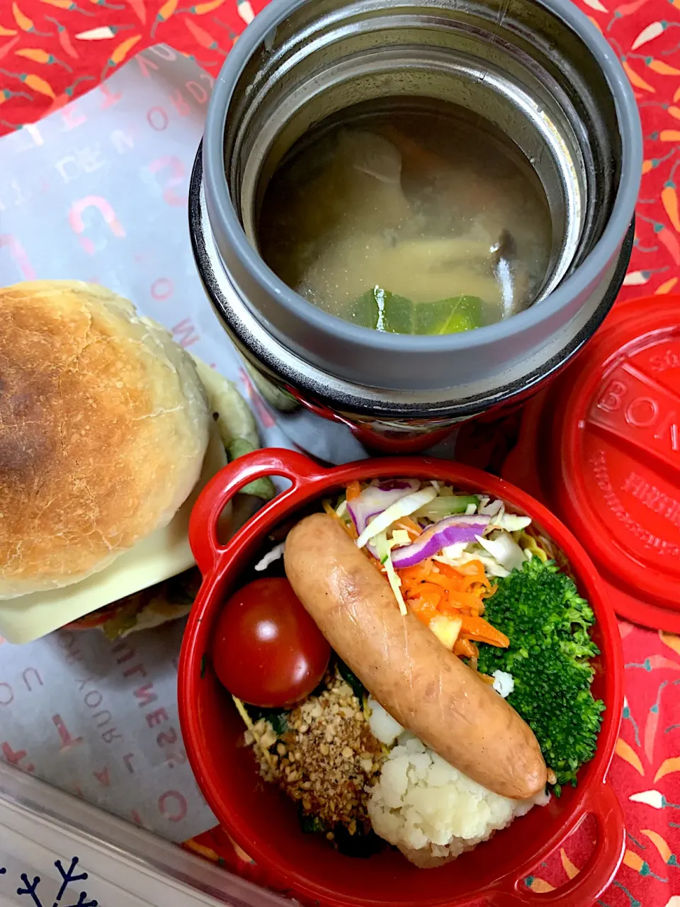 自分弁当🍔|がおりんさん