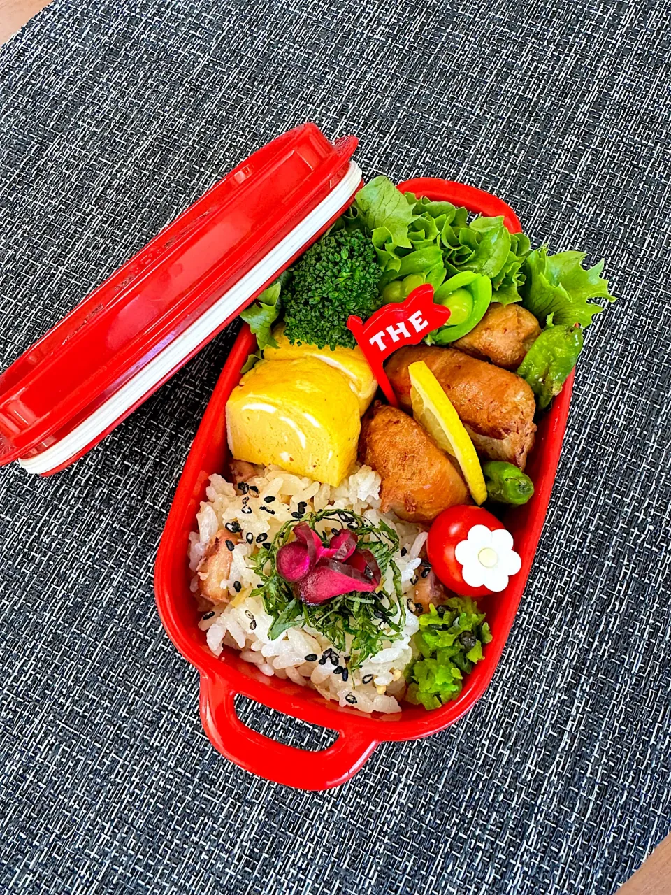 残り物で自分弁当|りおさん