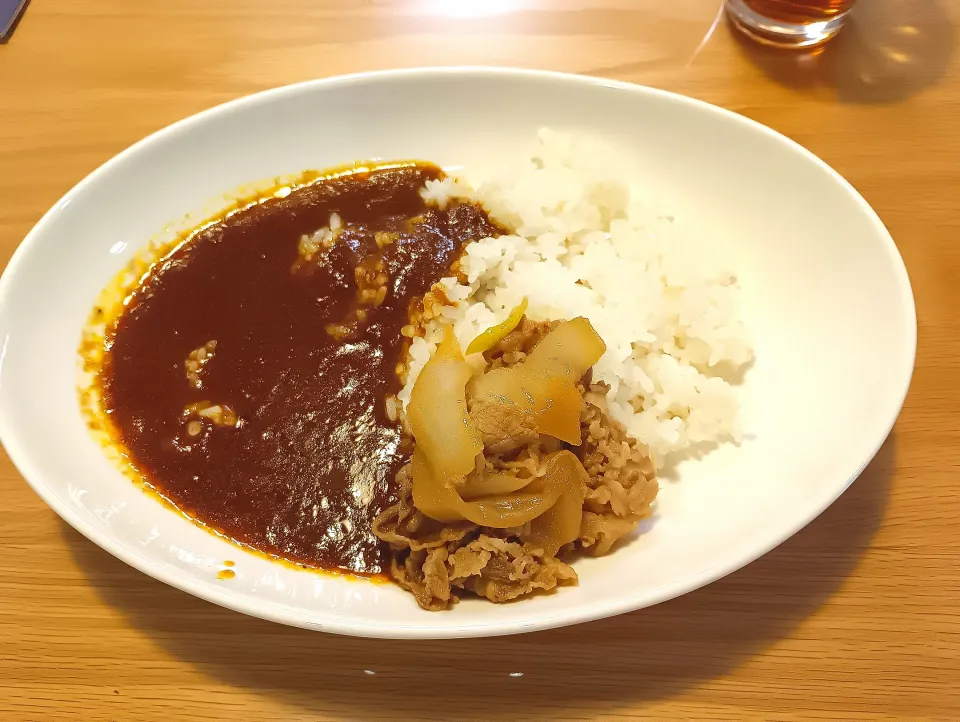牛あいがけカレー|みんさん