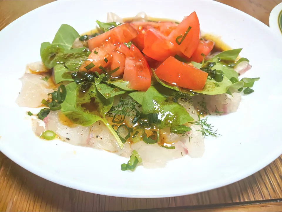 真鯛のカルパッチョ|kazaneさん