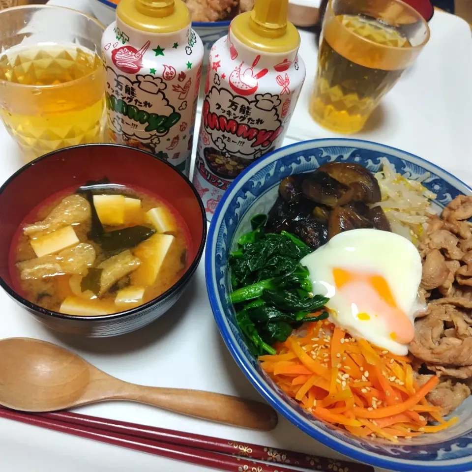 Yummyビームでビビンバ丼です✨|rikako♪。.:＊さん