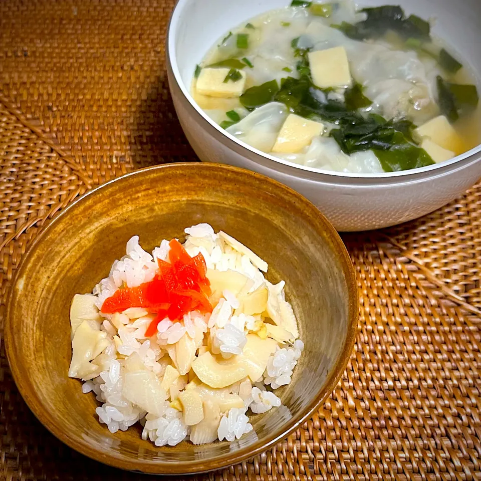筍ごはんとスープ|Noriyuki Saitoさん