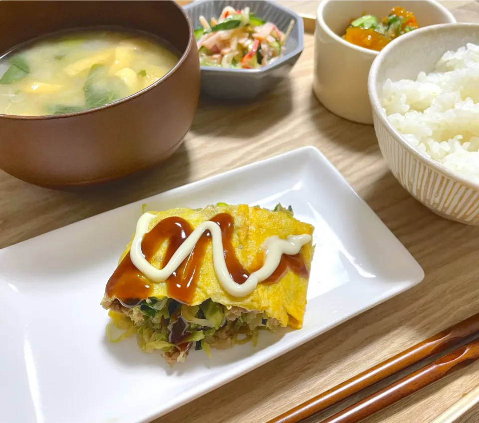 とんぺい焼き風牛丼の具を使った料理✨|1のご飯さん