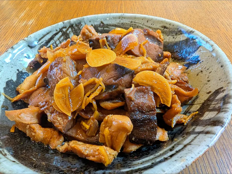 にんにく、しょうがたっぷりまぐろの角煮|きょうちゃんさん