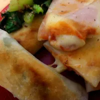 チーズハム春巻き　野菜春巻き|カップさん