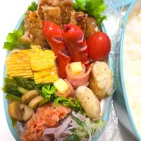 ポークステーキ弁当🍱|みみさん