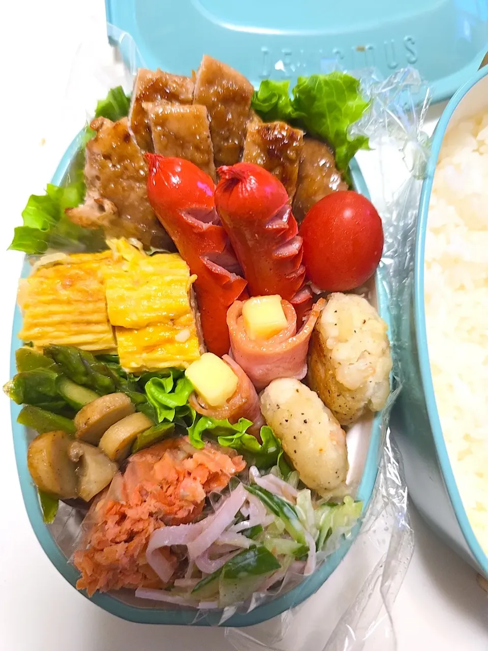 ポークステーキ弁当🍱|みみさん