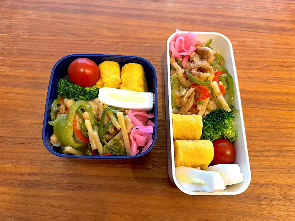 青椒肉絲弁当|みたらしさん