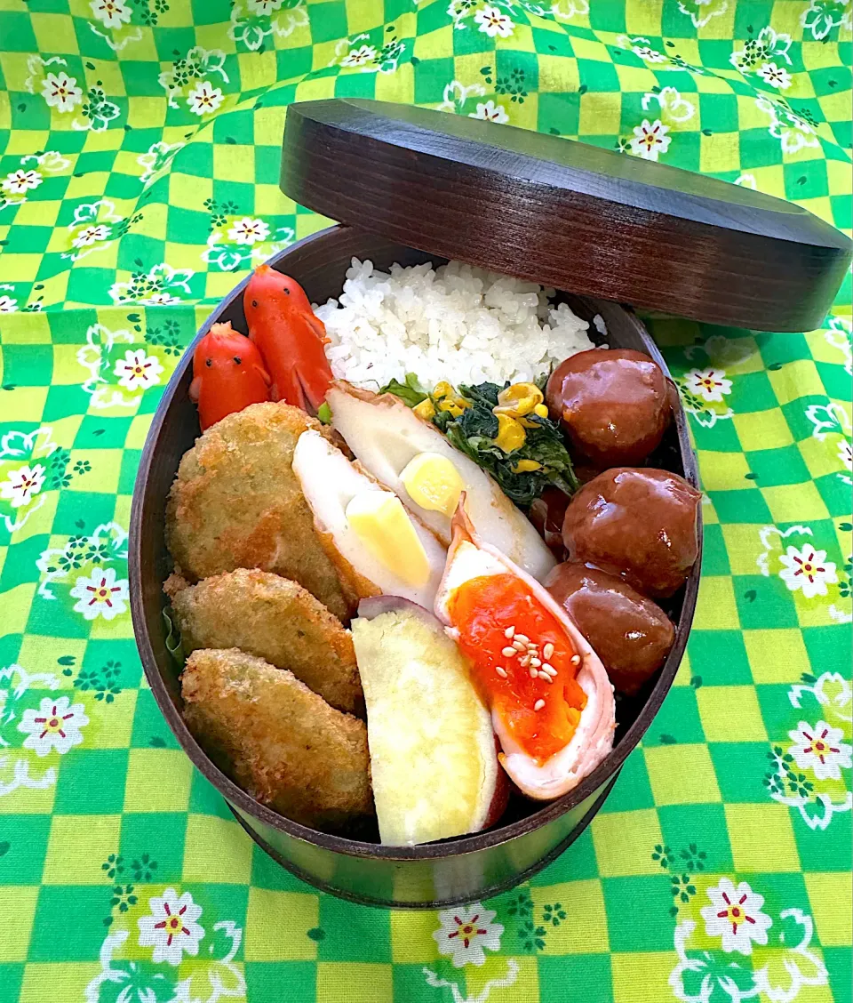 4月16日⚾️のり塩チキンカツ弁当|ぽんちゃんさん