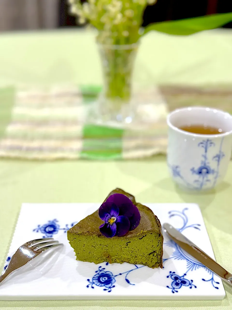 抹茶チーズケーキを再び作ってみた🍃|Seikoさん