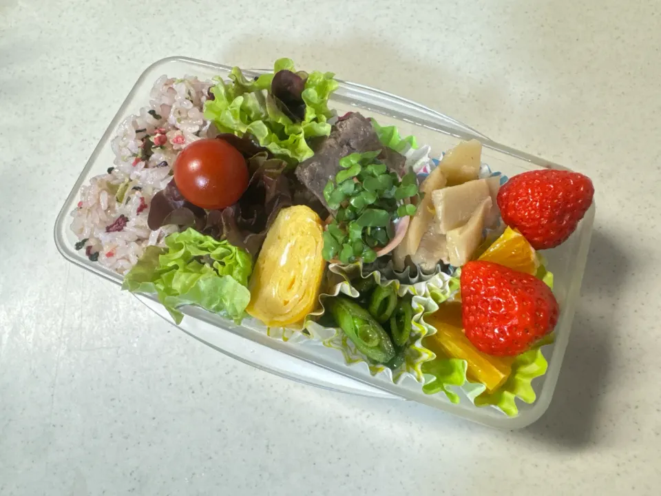 サイコロステーキ弁当|みもざさん