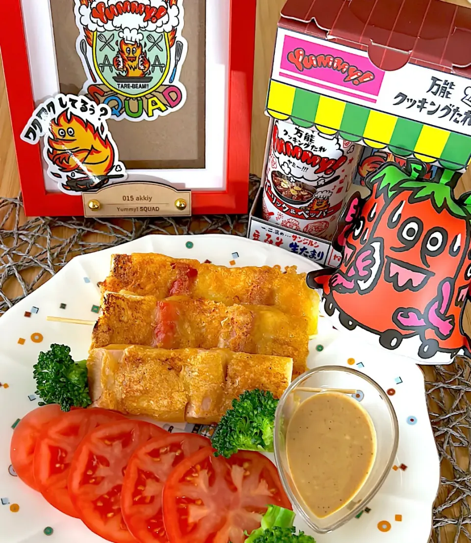 yummy!ガーリック＆ペッパーでチーズソパン|akkiyさん