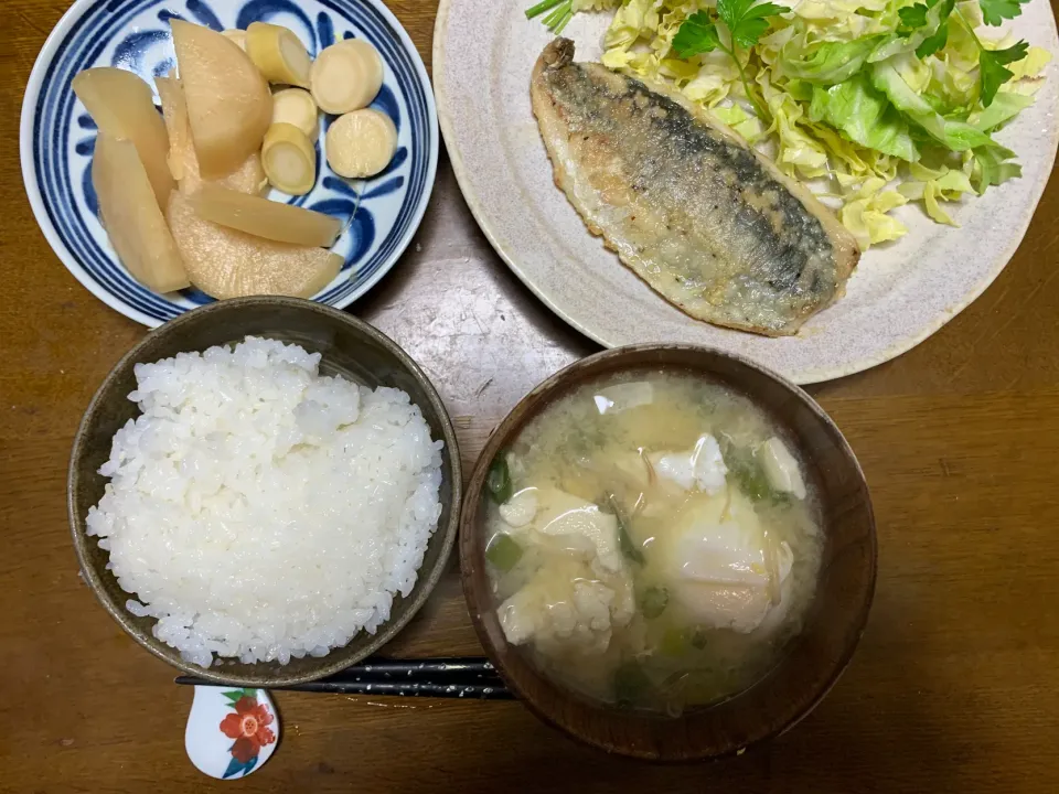 夕食　平アジのムニエル|ATさん