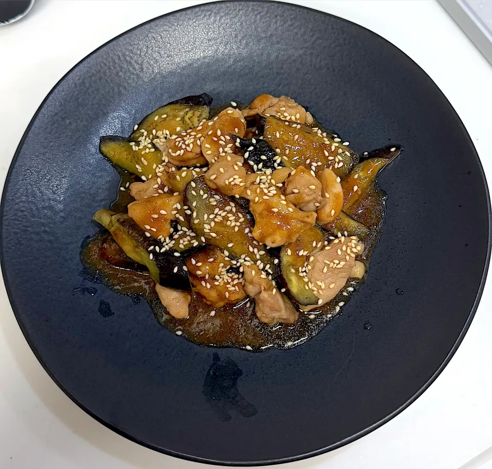 鶏肉茄子炒め|miyuさん