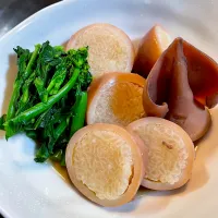 イカ飯とのらぼう菜🦑| DKさん