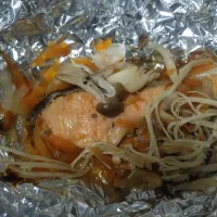 鮭ときのこのバターホイル焼き|バードロードさん