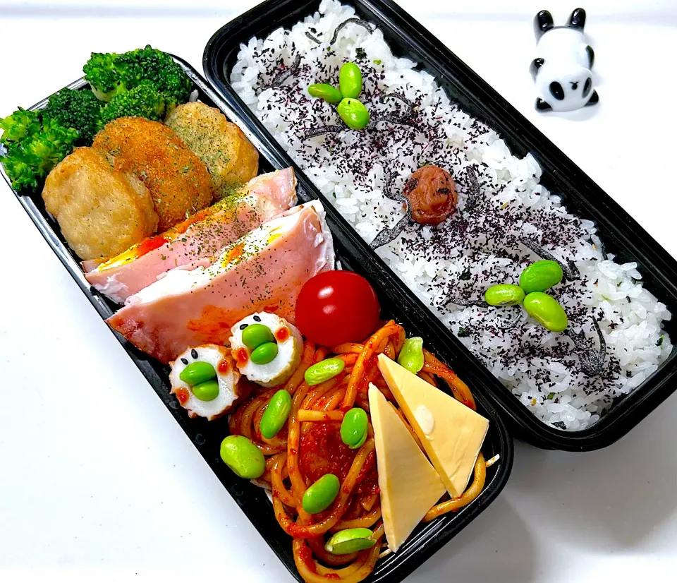 今日の弟のお弁当🍱です|パンダ🐼🐼パンダさん