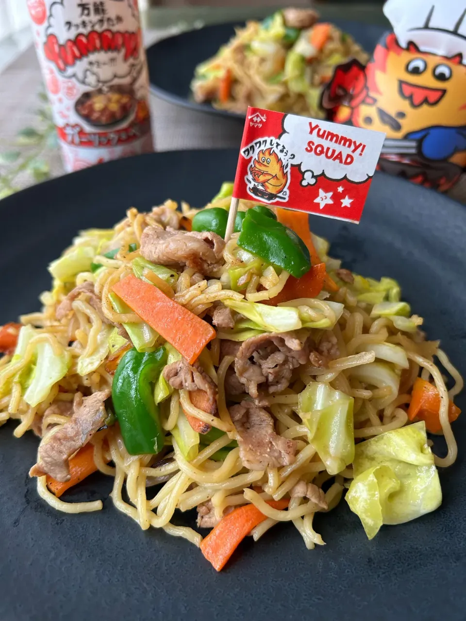 Yummy!ガーリックペッパー de 焼きそば|まなまな♡さん