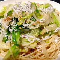 春キャベツとしらすのパスタ|ふみくんさん