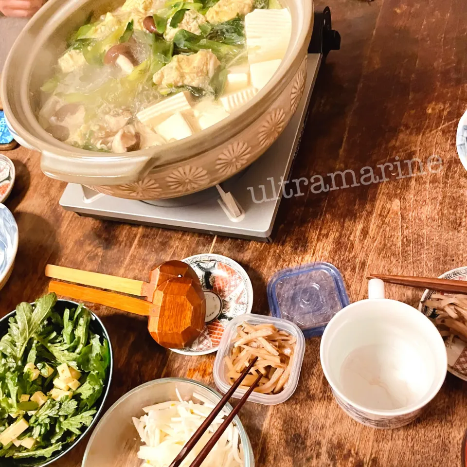 ＊朝から夜まで。夕ご飯は採れたて野菜でお鍋♪♪＊|ultramarineさん